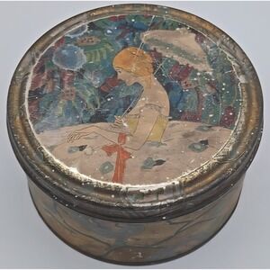 Vintage Body Powder Watkins Perfumer New York Tin Made In USA